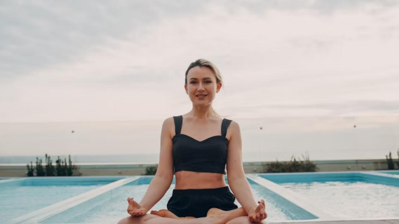 Ilustrasi Olahraga Yoga