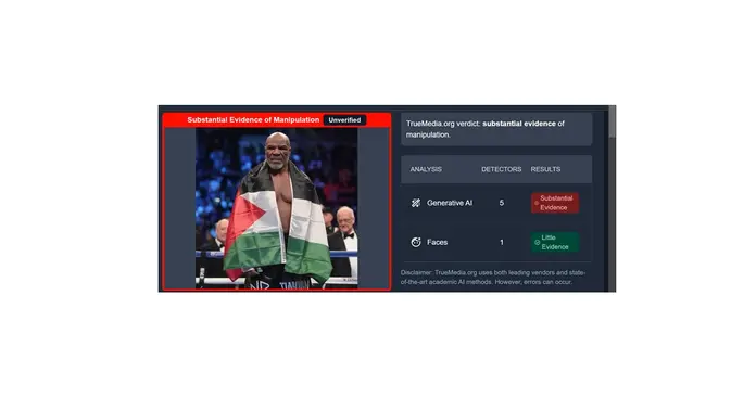 <p>Cek fakta Mike Tyson berkalung bendera Palestina</p>