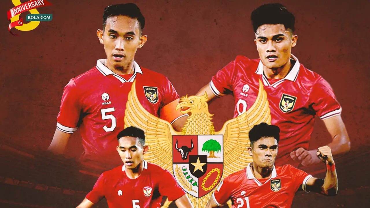 Timnas Indonesia - Ilustrasi Ramadhan Sananta dan Rizky Ridho Timnas Indonesia U-22