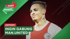 Berita video bursa transfer kali ini membahas tentang update kabar Antony yang kepindahannya ke Manchester United hanya menunggu waktu saja.