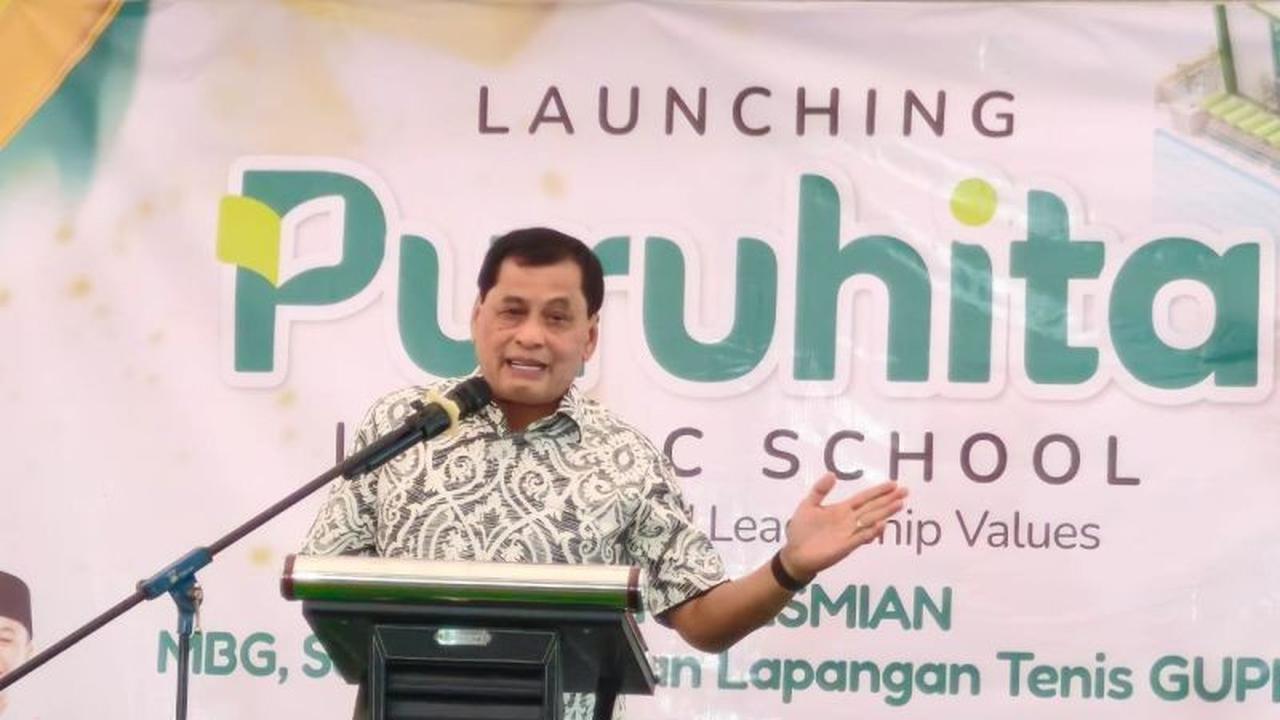 Nurdin Halid Resmikan Puruhita Islamic School, Wujudkan Mimpi Pendidikan Modern Internasional di Gowa