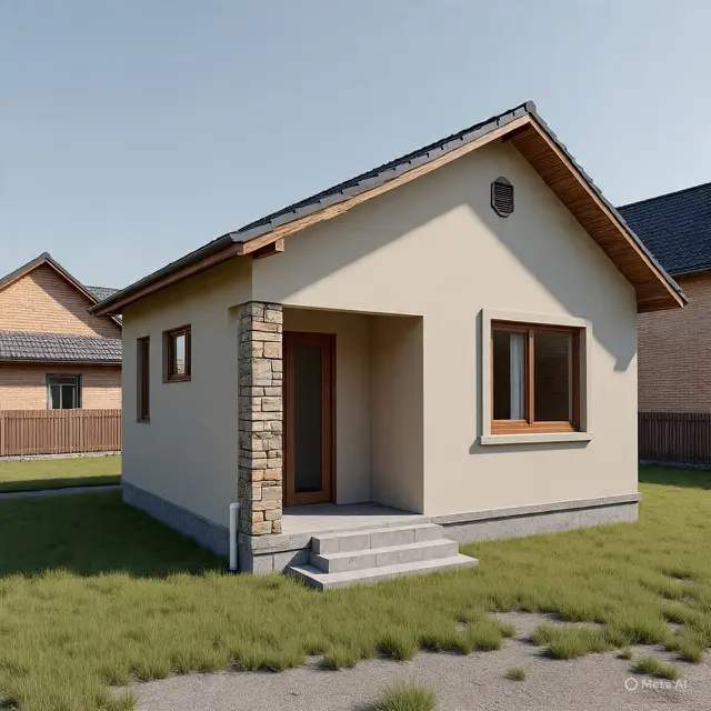Desain Rumah 8x5 Sederhana 2 Kamar