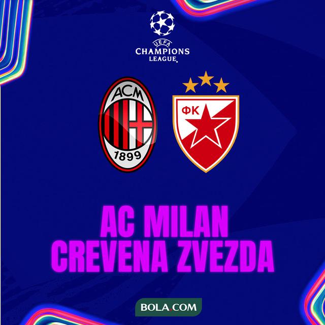 Liga Champions - AC Milan Vs Crevena Zvezda