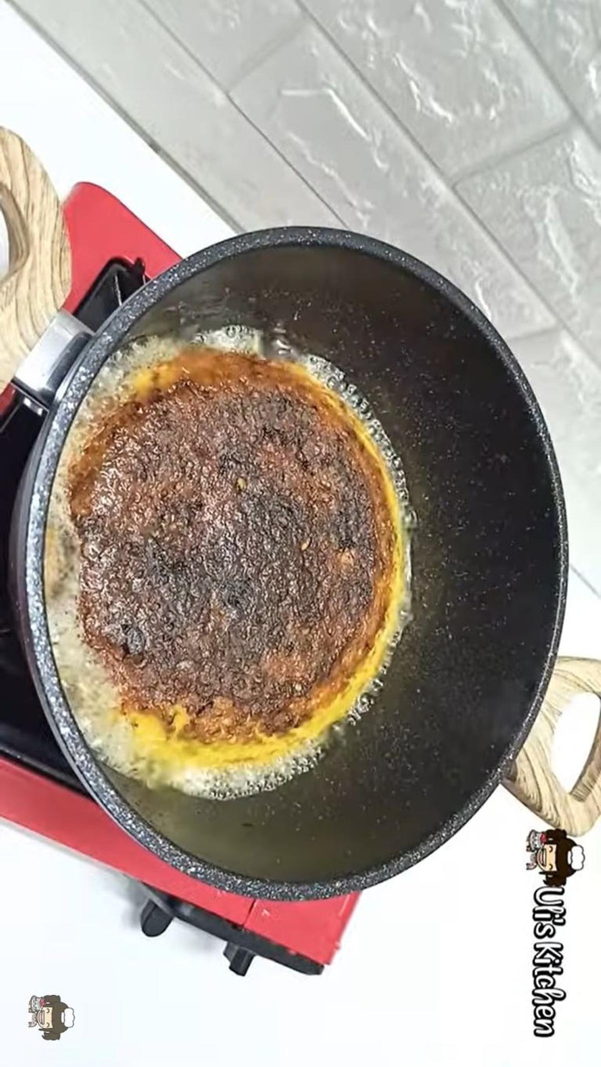 Masak Kembali Bagian Atas Telur