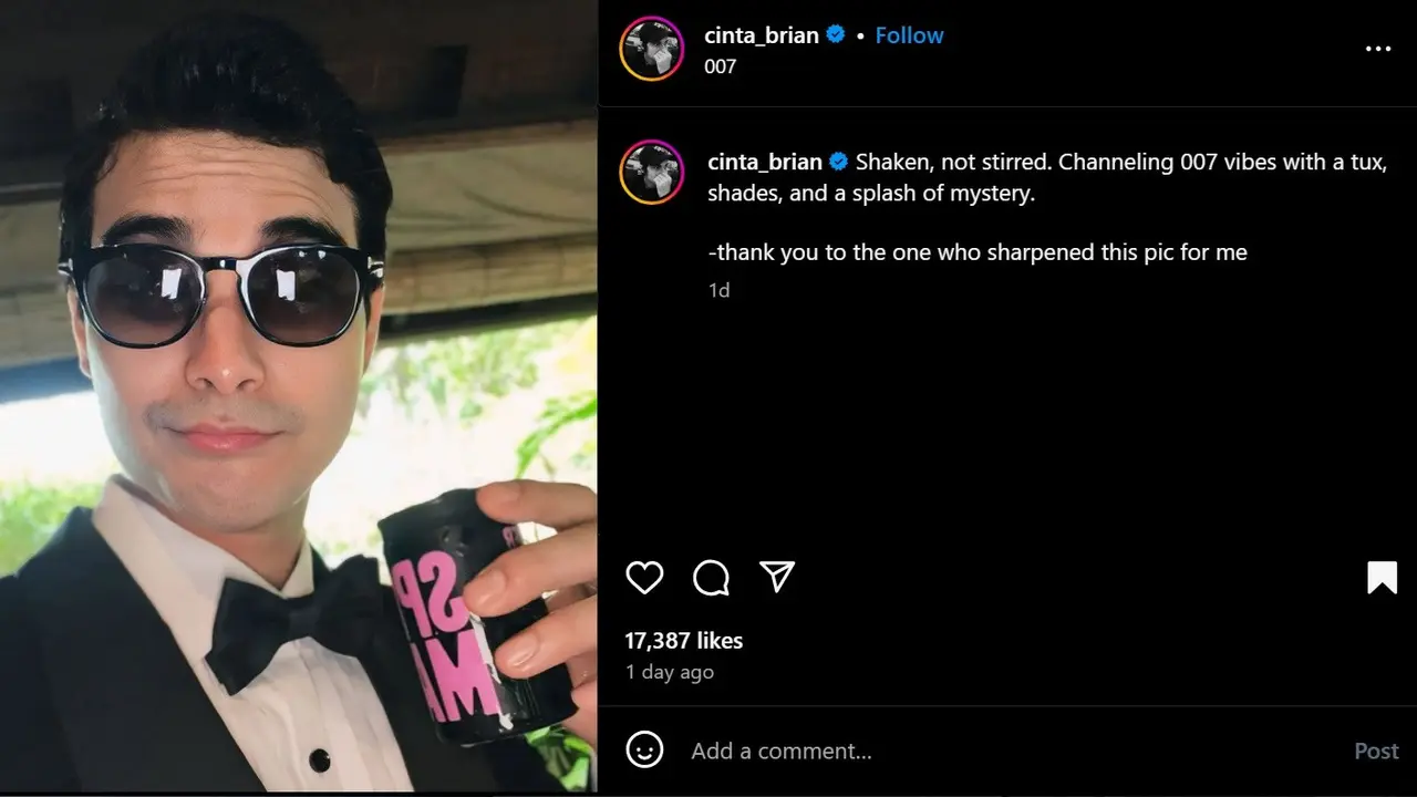 Cinta Brian. (Instagram/ cinta_brian)