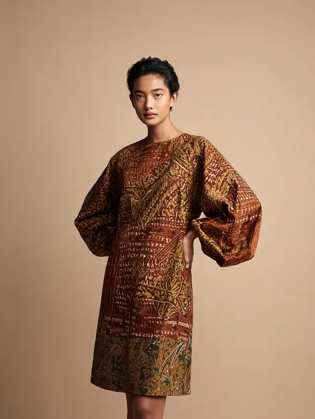 Batik Klasik Modern Lengan Balon