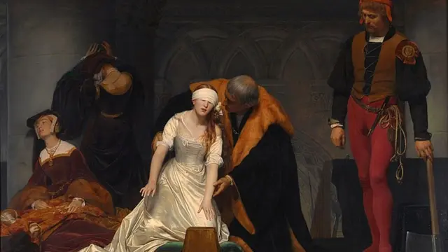 Lukisan yang menggambarkan eksekusi mati Lady Jane Grey