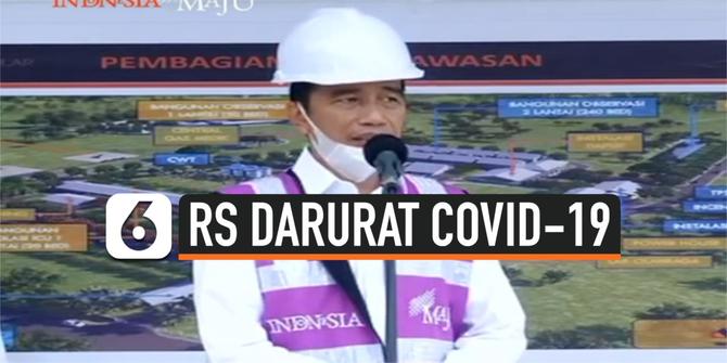 VIDEO: Jokowi Pastikan RS Corona Pulau Galang Beroperasi 6 April