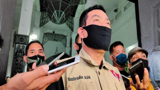 Walikota Cirebon Nashrudin Azis mengakui dirinya terkonfirmasi positif covid-19.Foto (Liputan6.com / Panji Prayitno)