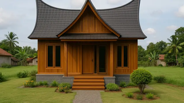 Model Rumah Vernakular Kontemporer di Desa