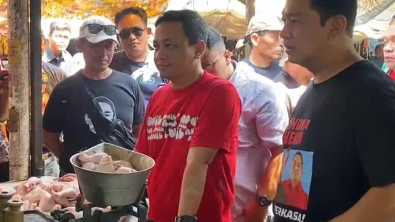 Hendrar Prihadi alias Hendi Blusukan Bareng Calon Wali kota Pekalongan petahana A Afzan Arslan Djunaid