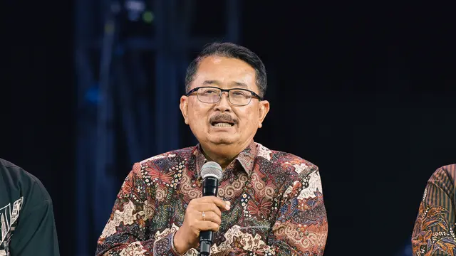 Antonius Widodo dalam konferensi pers Pagelaran Sabang Merauke 2026 di Indonesia Arena, Senayan, Jakarta, Jumat (21/8/2026). (dok Pagelaran Sabang Merauke)