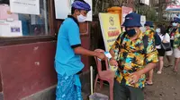 Pura Lempuyang Ketatkan Protokol Kesehatan. Dok Merdeka.com