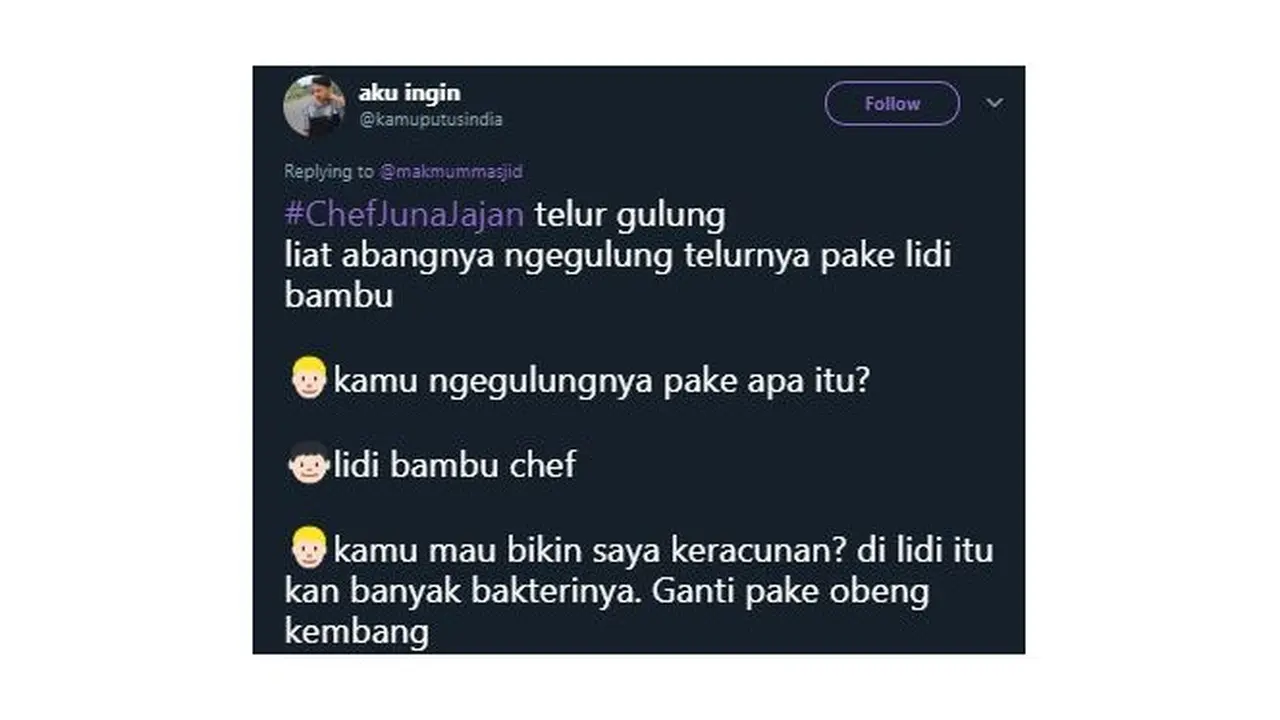 7 Cuitan Netizen Soal Chef yang Jajan Ini Bikin Ngakak
