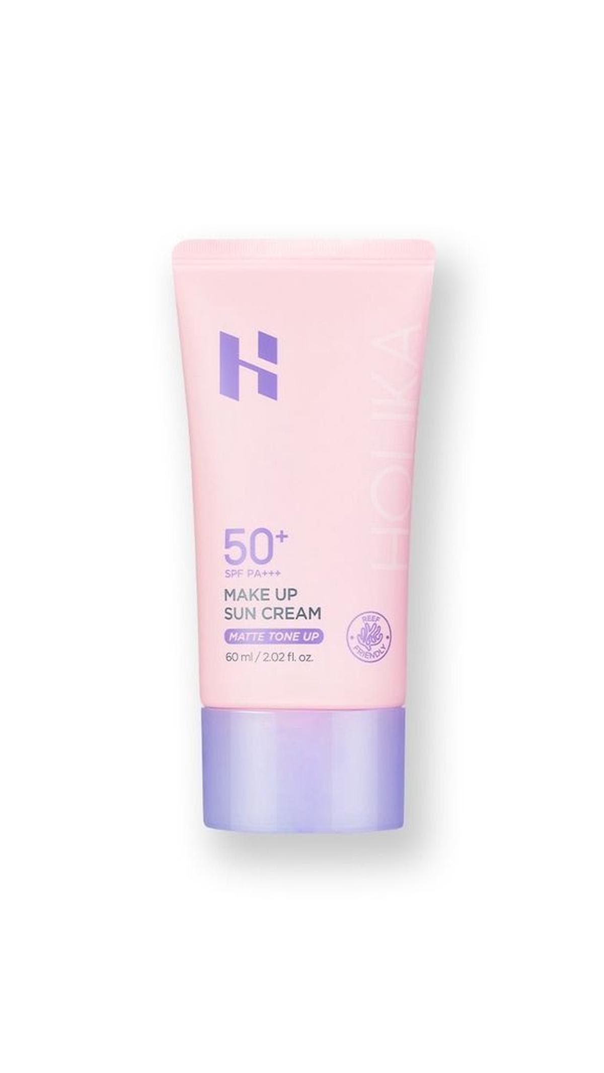 9. Holika Holika Make Up Sun Cream Matte Tone Up