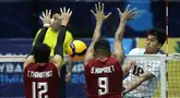 Timnas Voli Putra Indonesia mengakhiri ajang AVC Senior Championship 2023 sebagai yang terbaik di Asia Tenggara setelah memenangi laga perebutan peringkat ke-9 atas Thailand di Hall 2 Ghadir Arena, Urmia, Iran, Sabtu (26/8/2023). Fahri Septian dan kolega menang telak 3-0 (25-21, 25-23, 25-21) atas Thailand yang menjadi musuh bebuyutan di kawasan ASEAN. (AVCVolley)