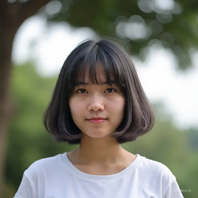 Model Rambut Pendek Wanita Sebahu Kelihatan Tirus