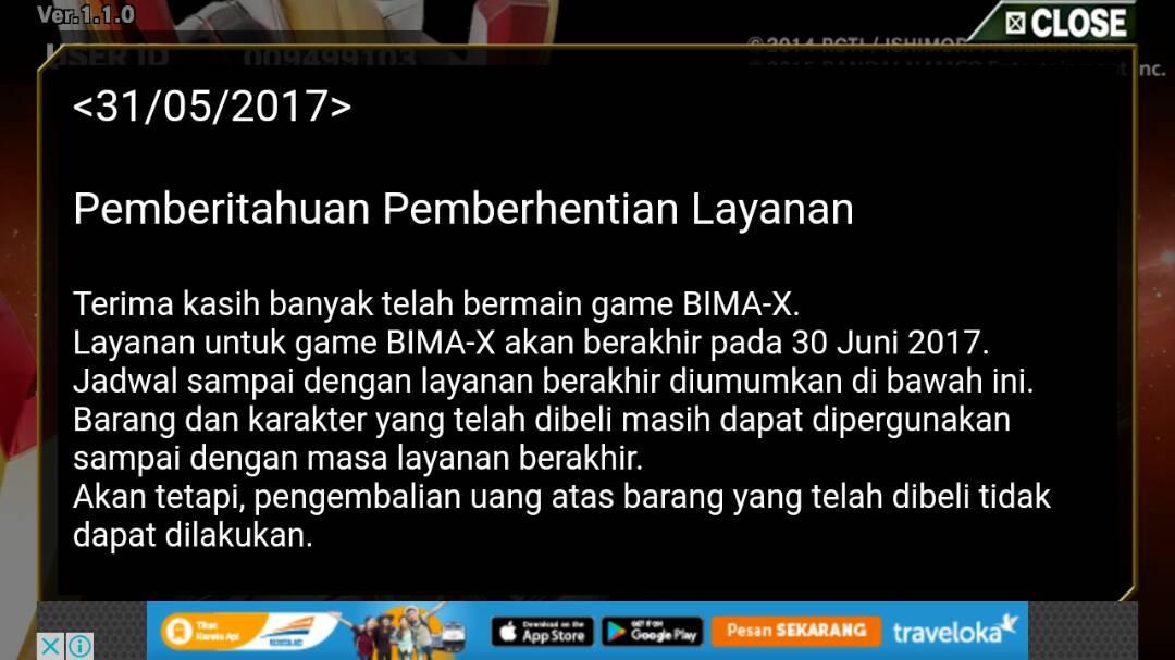 Bima-X tutup usia. (Liputan6.com/ Yuslianson)