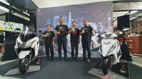 Kymco Indonesia rilis dua skutik baru, X-Town 250i dan GP 125. (Septian / Liputan6.com)