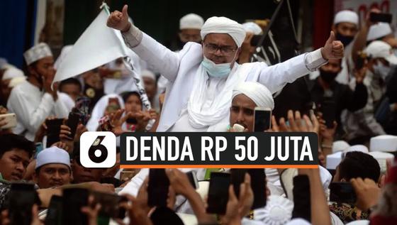VIDEO: Kerumunan Acara Rizieq Shihab Berujung Denda Rp 50 Juta