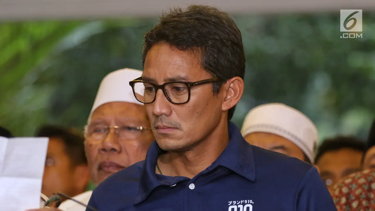 Didampingi Sandiaga, Prabowo Kembali Deklarasi Menang Pilpres