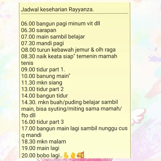 [Fimela] Agenda harian kegiatan Rayyanza anak Raffi Ahmad dan Nagita Slavina