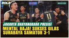 Samator Surabaya Ditekuk Jakarta Bhayangkara Presisi 3-1, Akhir Dramatis Empat Set