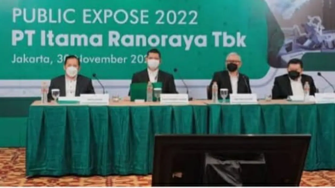 Public expose PT Itama Ranoraya Tbk (IRRA).