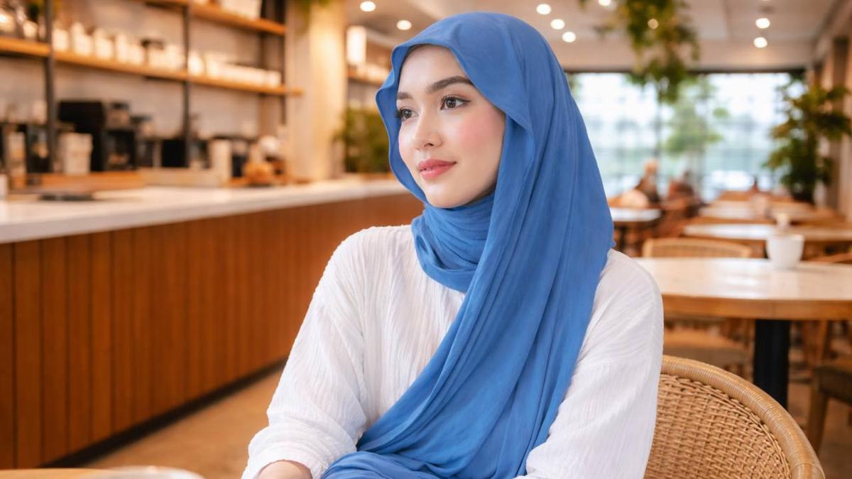 Pashmina Mleyot Viral yang Wajib Dicoba agar OOTD Bukber Ramadan Makin On Point