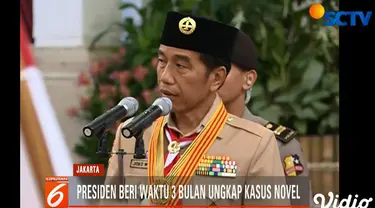 Jokowi meminta kapolri mempercepat penyelidikan dari enam bulan menjadi tiga bulan.