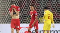 Pemain Timnas Indonesia, Justin Hubner, tampak kecewa setelah ditaklukkan Irak pada laga Grup F putaran kedua Kualifikasi Piala Dunia 2026 zona Asia di Stadion Utama Gelora Bung Karno (SUGBK), Senayan, Jakarta, Kamis (6/6/2024). (Bola.com/M Iqbal Ichsan)