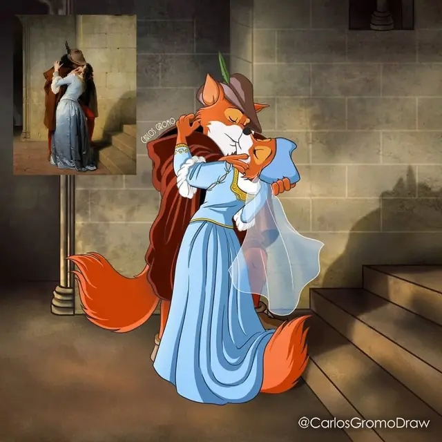 6 Karakter Disney Digambarkan Jadi Mirip Lukisan Terkenal Ini Unik, Bikin Kagum