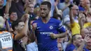 Eden Hazard total mencetak 7 gol dan 2 assist dari total 10 laga saat menghadapi Bournemouth di semua ajang kompetisi. Sebanyak 6 gol dicetaknya di ajang Liga Inggris, sementara sisanya terjadi di ajang EFL Cup. Gol terakhirnya ke gawang Bournemouth terjadi pada babak perempatfinal EFL Cup 2018/2019, di mana saat itu ia mencetak satu-satunya gol kemenangan 1-0 Chelsea atas Bournemouth. (AFP/Ian Kington)