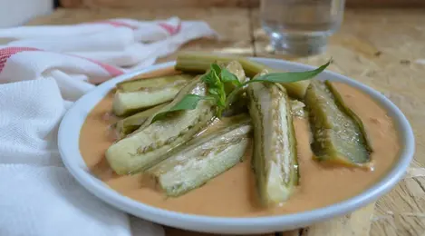 Resep Pecel Terong Sambal Santan Lifestyle Fimela Com