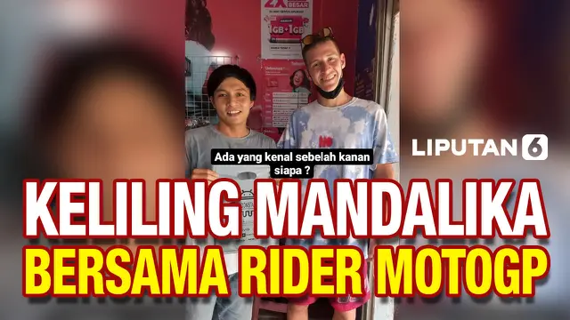 VIDEO: Pembalap MotoGP Ramai-Ramai Keliling Mandalika dan Beli Kartu Perdana