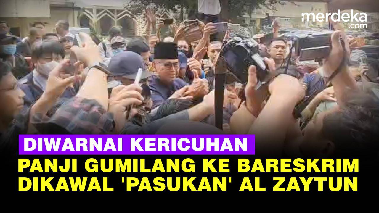 VIDEO: Pasukan 'Al Zaytun' Kawal Panji Gumilang, Ricuh dengan Wartawan