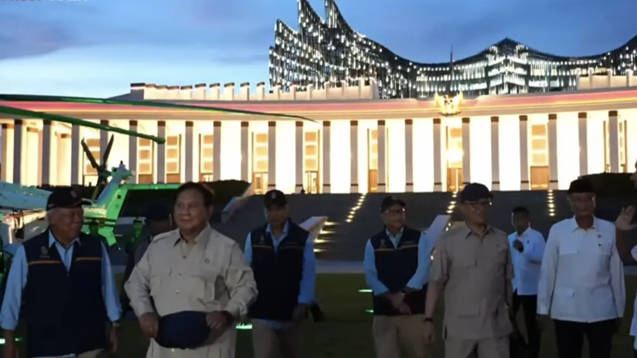 Presiden Prabowo berkunjung ke IKN