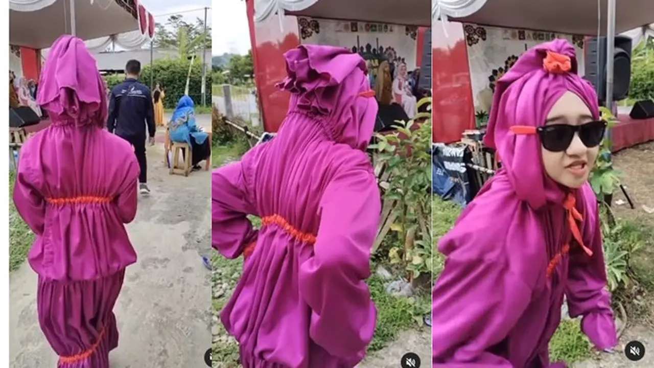 6 Dandanan Nyeleneh Seperti Pocong Ini Bikin Geleng Kepala, Kocak