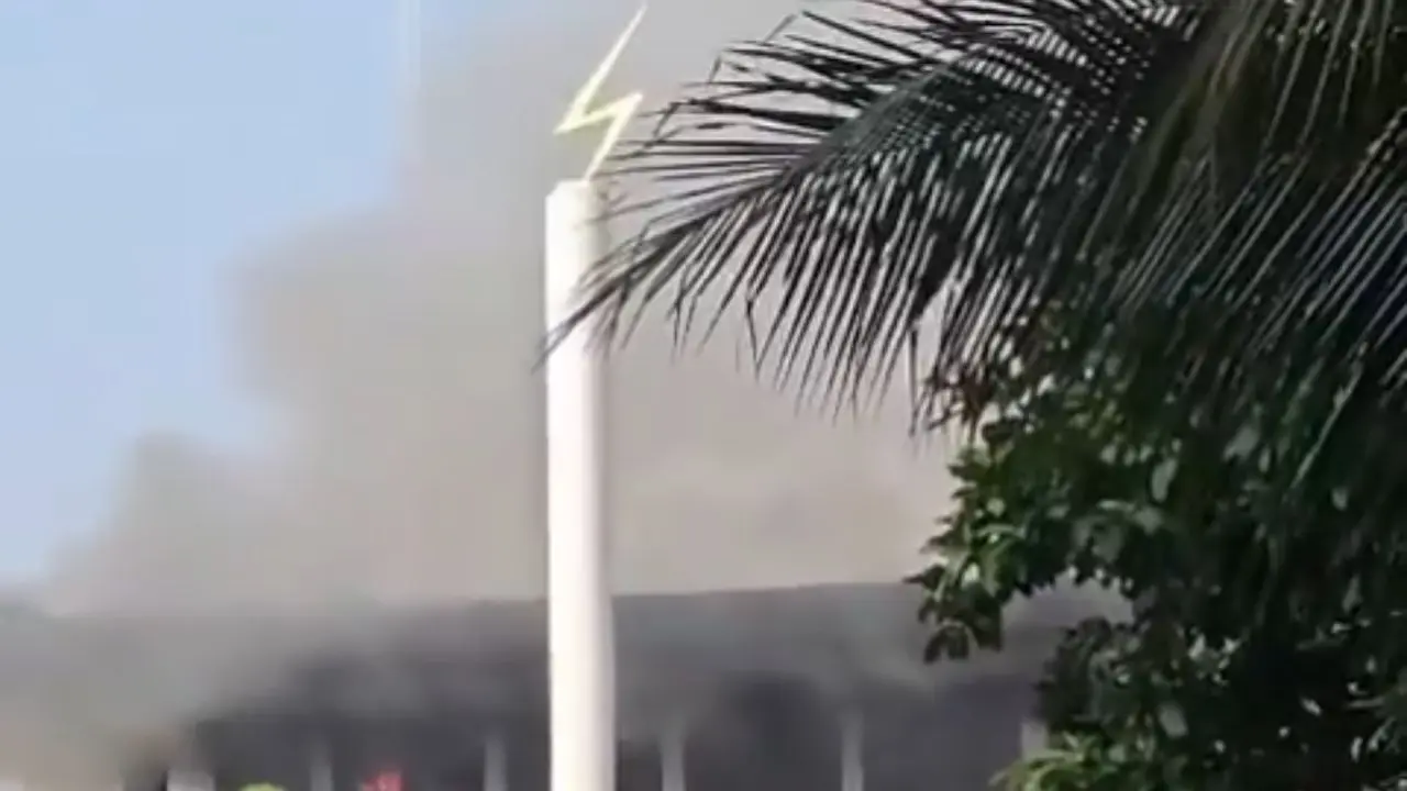 Kebakaran Gedung (Bakamla) RI di Jalan Proklamasi, Menteng, Jakarta Pusat.