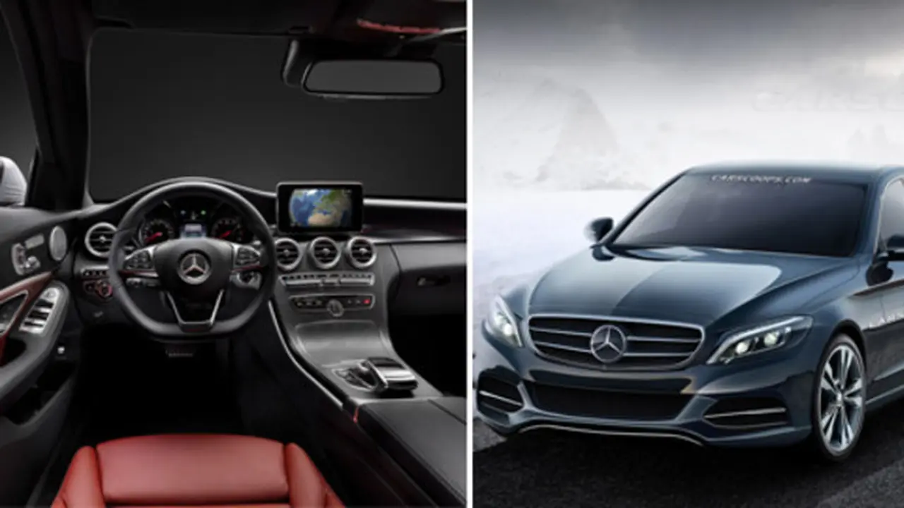 Sektor kabin Mercedes-Benz C-Class 2015 (carscoops)