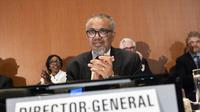 Direktur Jenderal Organisasi Kesehatan Dunia (WHO) Tedros Adhanom Ghebreyesus. (AP/ Key Stones)