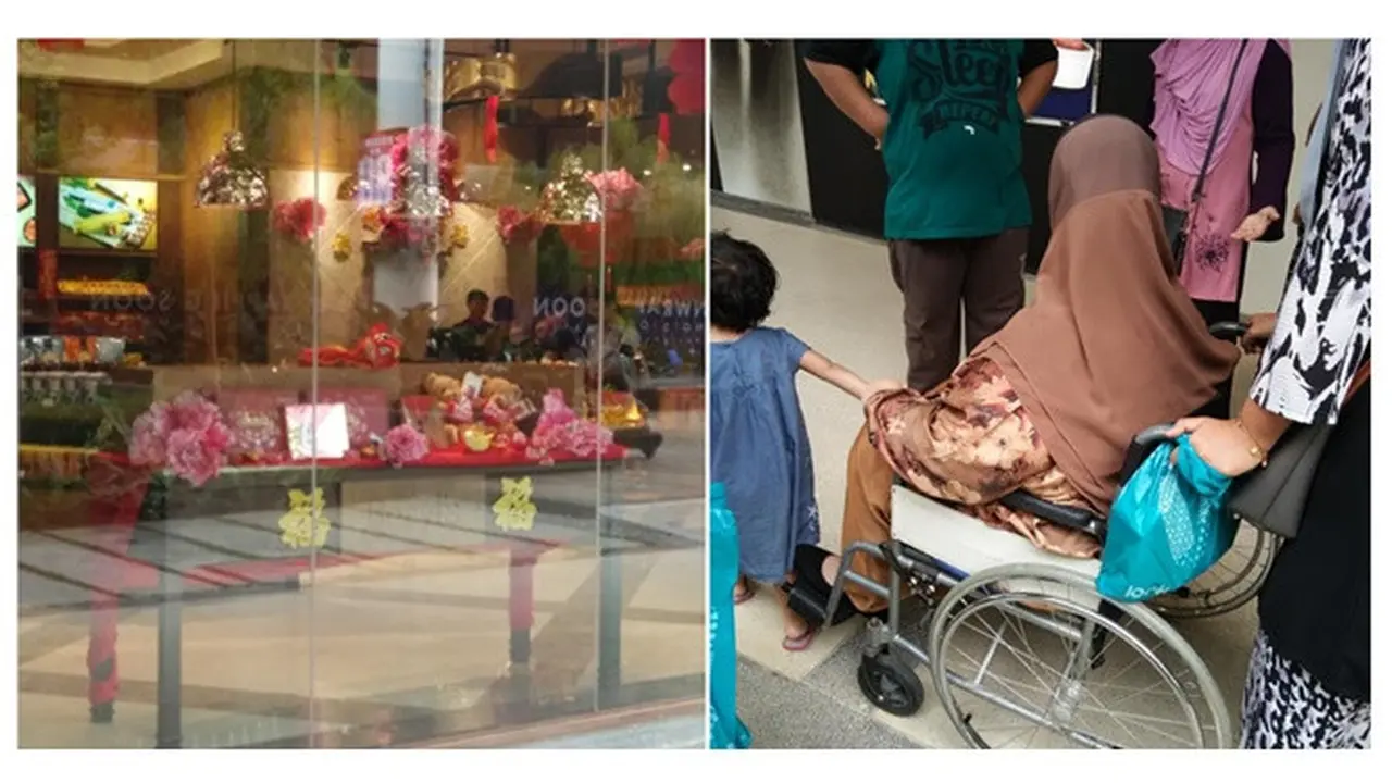 Wanita Berkursi Roda Dilarang Masuk Toko