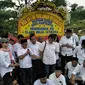 Puluhan aktivis 98 memperingati 21 Tahun Tragedi Trisakti di pemakaman pahlawan reformasi. (Istimewa)