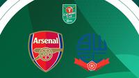 Carabao Cup - Arsenal Vs Bolton (Bola.com/Adreanus Titus)