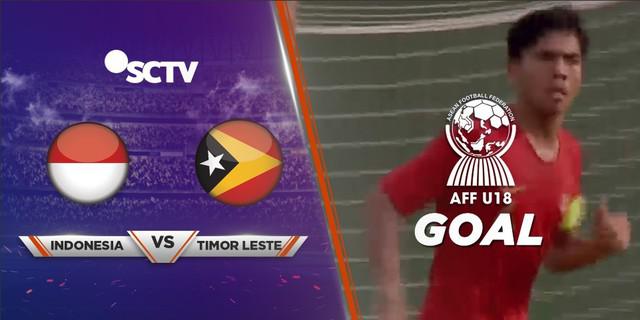 VIDEO: Gol Indah Pemain Timnas Indonesia U-18, David Maulana ke Gawang Timor Leste