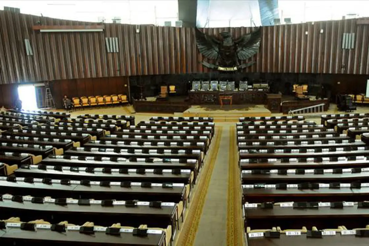 Ruang sidang utama Gedung DPR