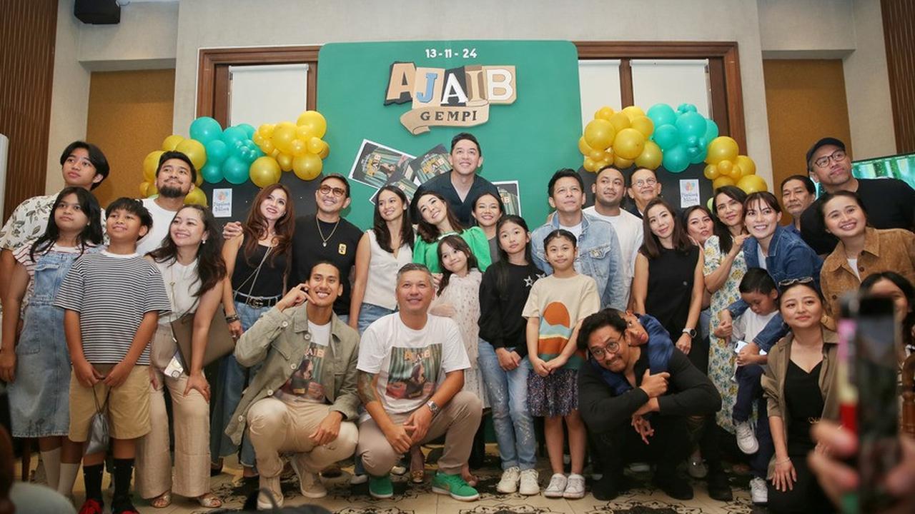 8 Potret Keseruan Perilisan Single Terbaru 'Ajaib' dari Gempi, Dihadiri Nagita Slavina Hingga Ariel NOAH