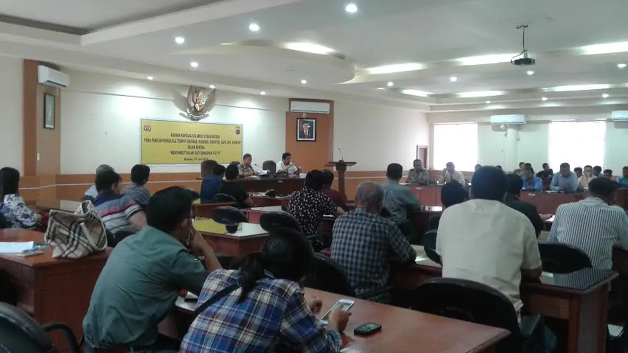 Kapolda Sulut mengumpulkan semua pengusaha hiburan malam di Manado