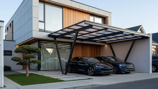 Desain Rumah Minimalis Carport 2 Mobil
