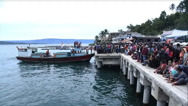 KM Sinar Bangun tenggelam di Danau Toba